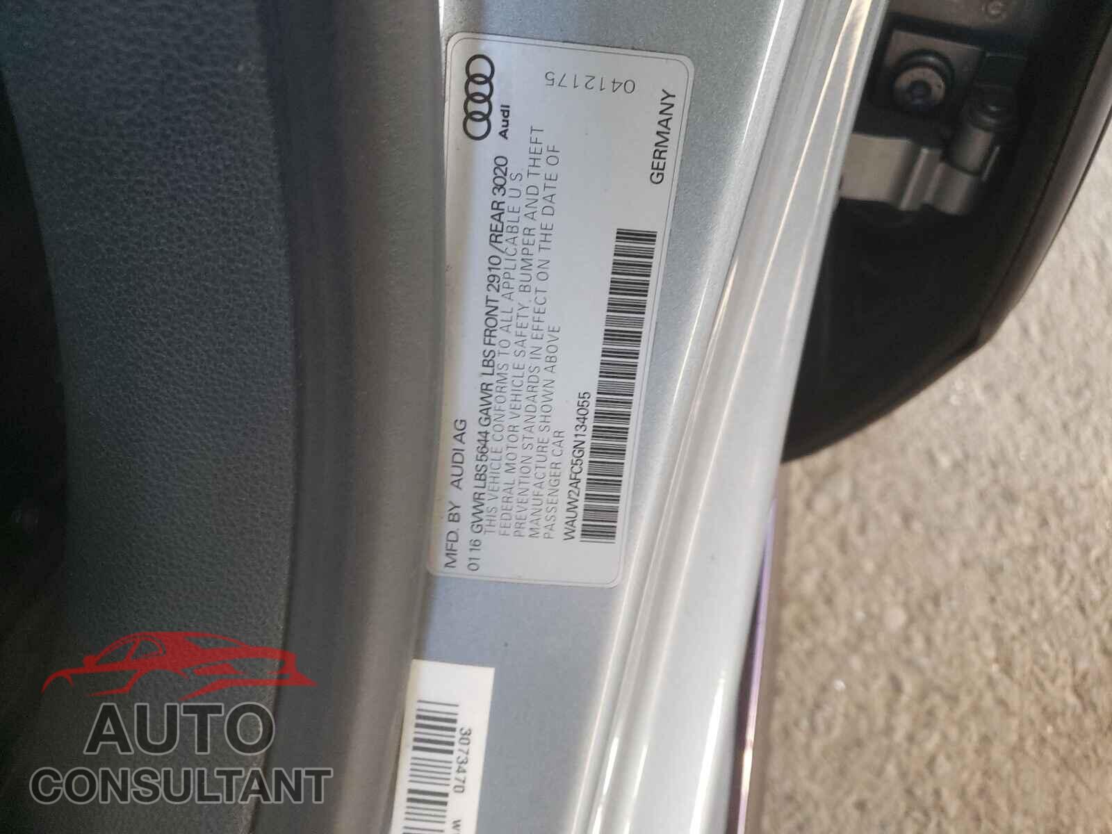 AUDI S7/RS7 2016 - WAUW2AFC5GN134055