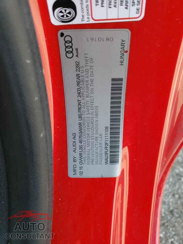 AUDI A3 2015 - WAU3FLFF2F1111108