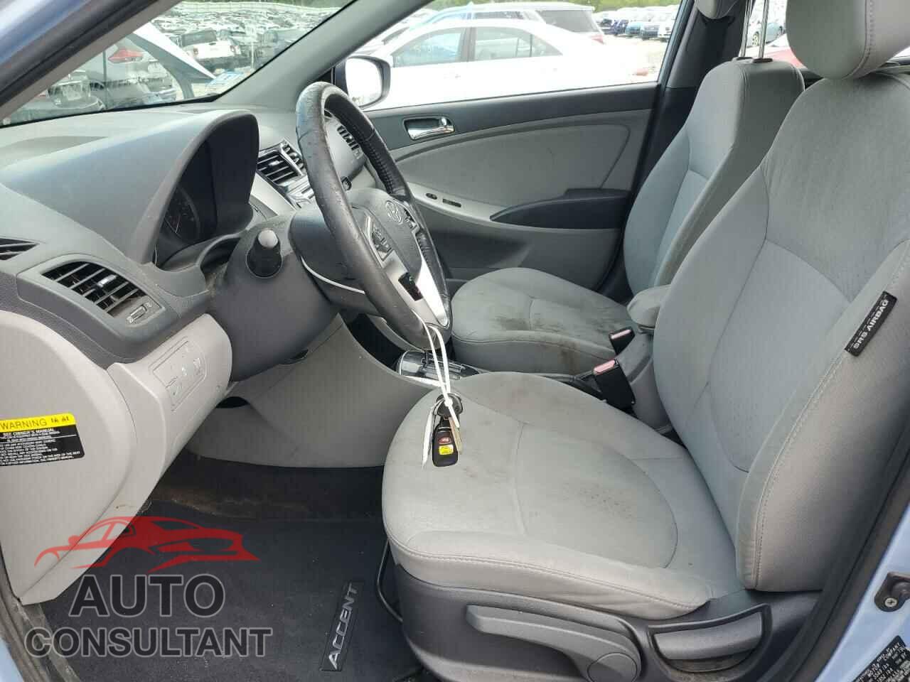 HYUNDAI ACCENT 2012 - KMHCU5AE2CU019537