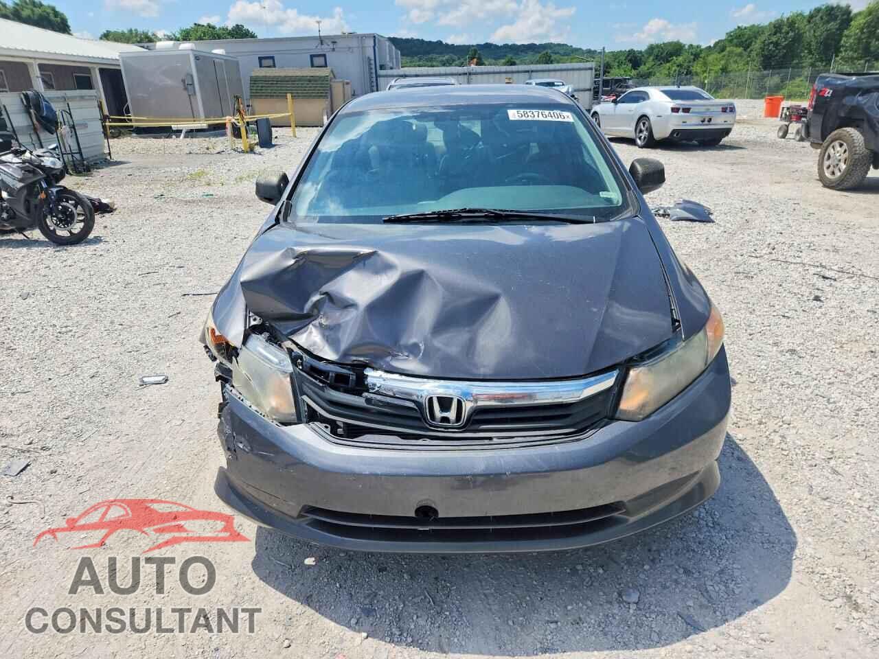 HONDA CIVIC 2012 - 2HGFB2F57CH608652
