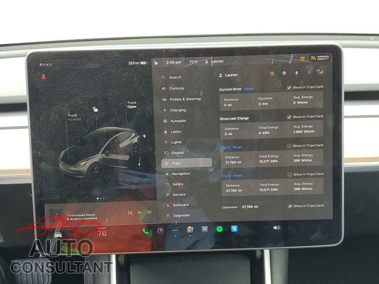 TESLA MODEL 3 2020 - 5YJ3E1EB0LF800768