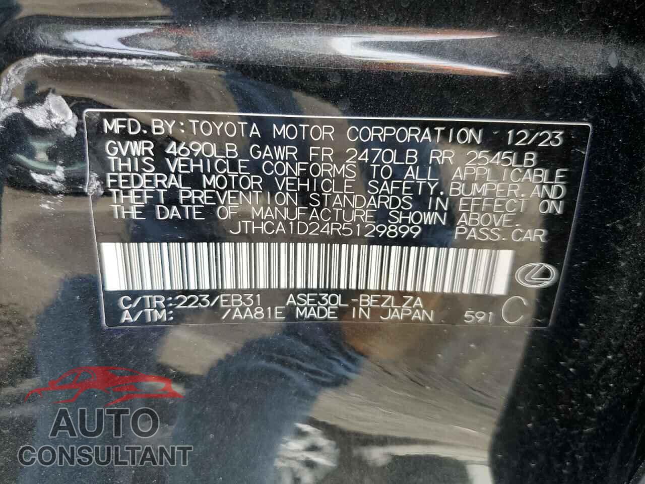 LEXUS IS 2024 - JTHCA1D24R5129899