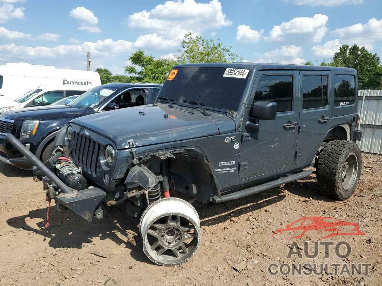 JEEP WRANGLER 2017 - 1C4HJWDG1HL634504