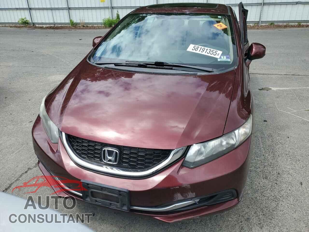 HONDA CIVIC 2013 - 19XFB2F86DE266312