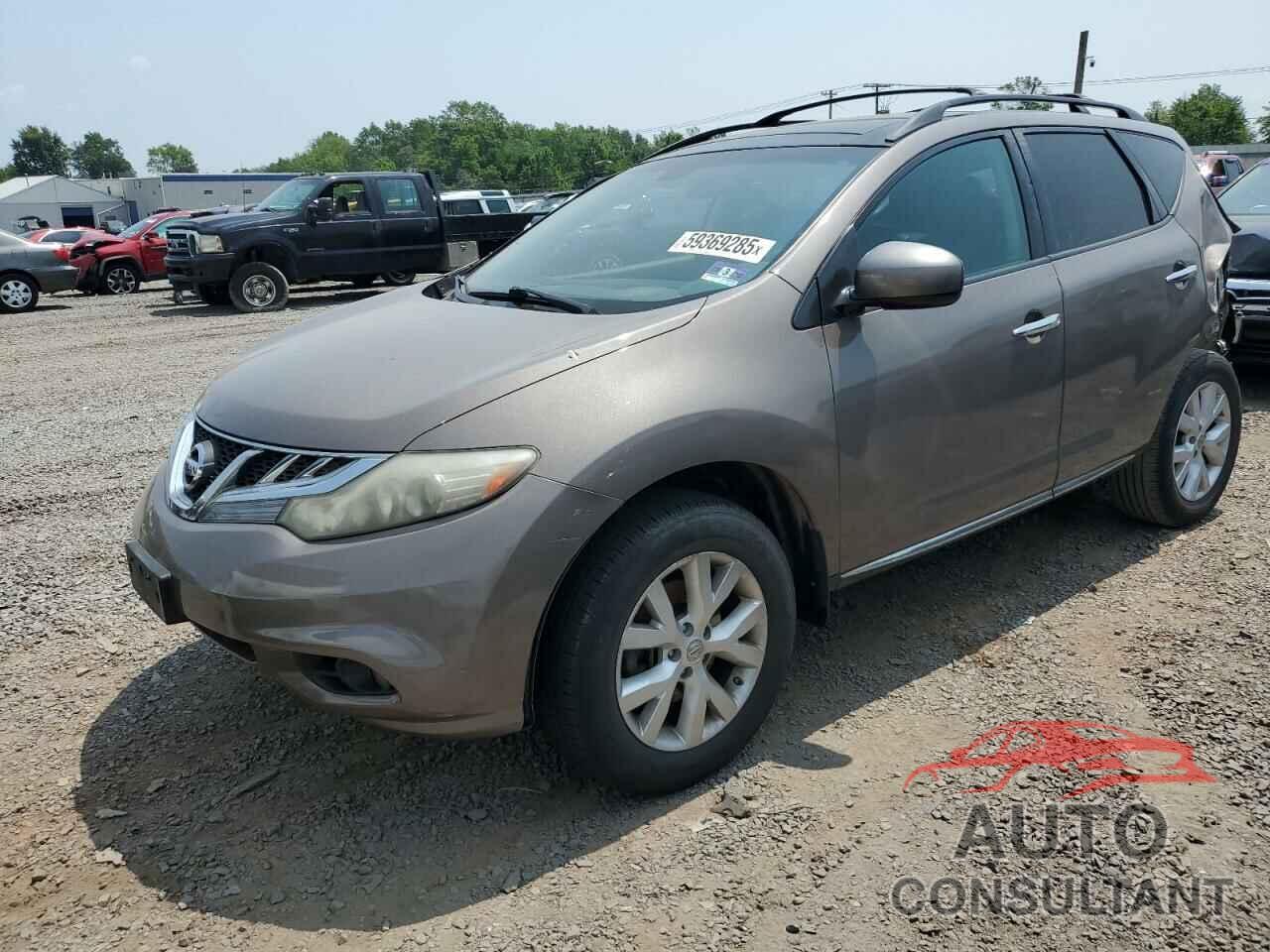 NISSAN MURANO 2011 - JN8AZ1MW1BW169432