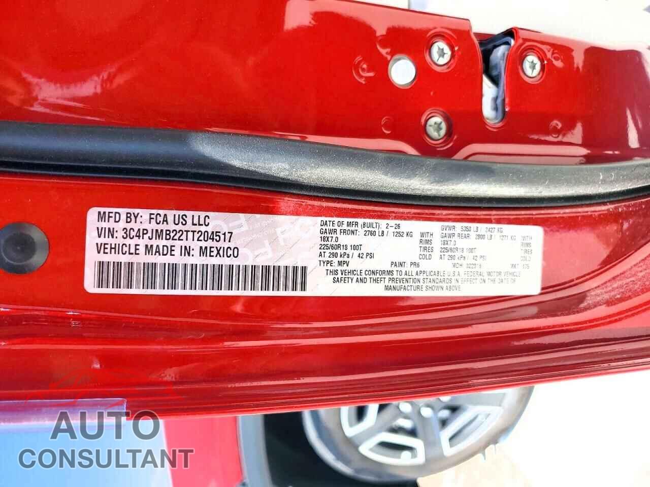 JEEP CHEROKEE 2026 - 3C4PJMB22TT204517