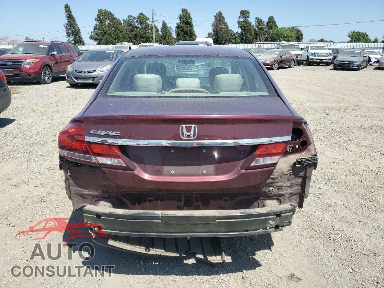 HONDA CIVIC 2013 - 19XFB2F55DE250852