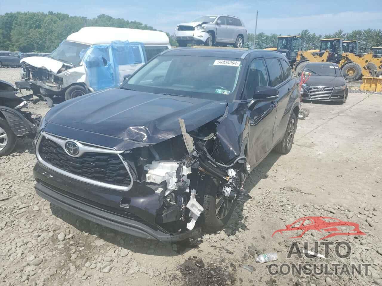 TOYOTA HIGHLANDER 2021 - 5TDGZRBH0MS057541