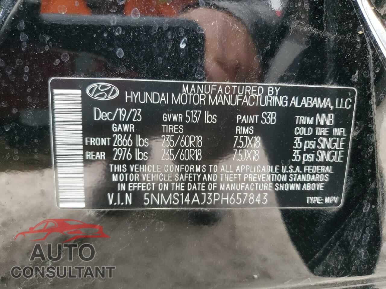 HYUNDAI SANTA FE 2023 - 5NMS14AJ3PH657843