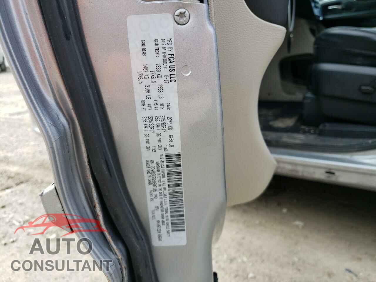 DODGE CARAVAN 2017 - 2C4RDGCG6HR807105