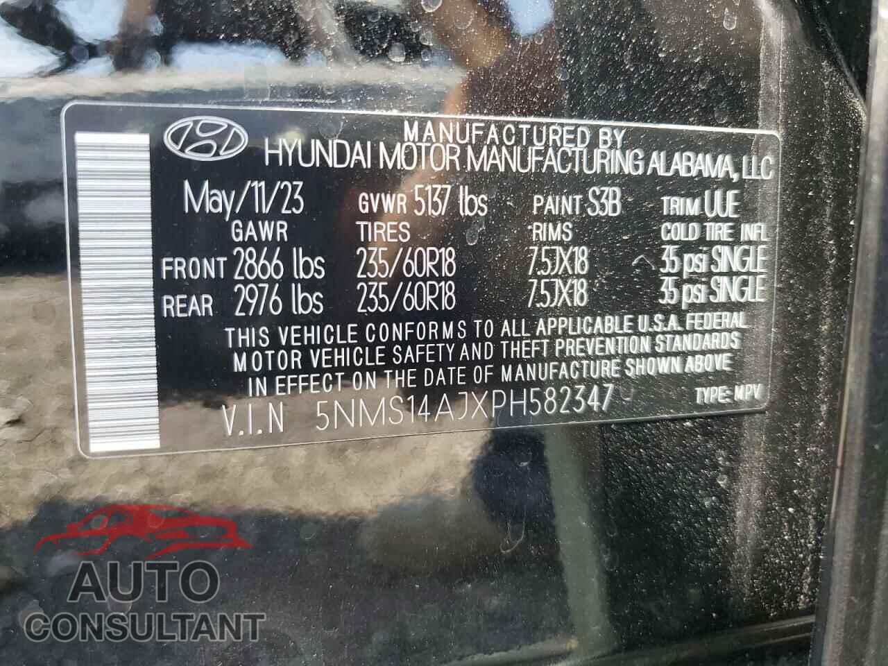 HYUNDAI SANTA FE 2023 - 5NMS14AJXPH582347