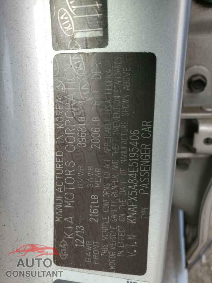 KIA FORTE 2014 - KNAFX5A84E5195406