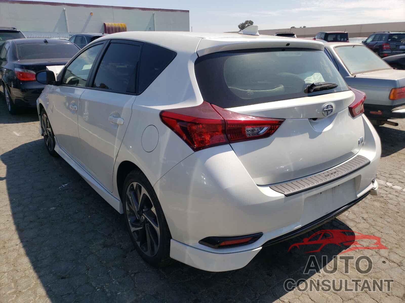 TOYOTA SCION 2016 - JTNKARJE1GJ514475