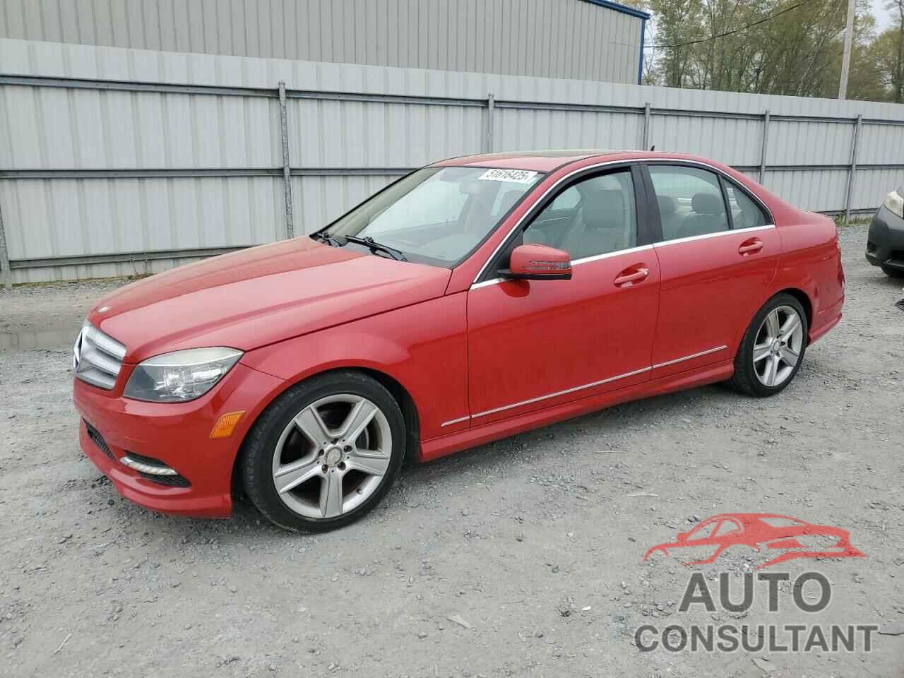 MERCEDES-BENZ C-CLASS 2011 - WDDGF5EBXBR158693