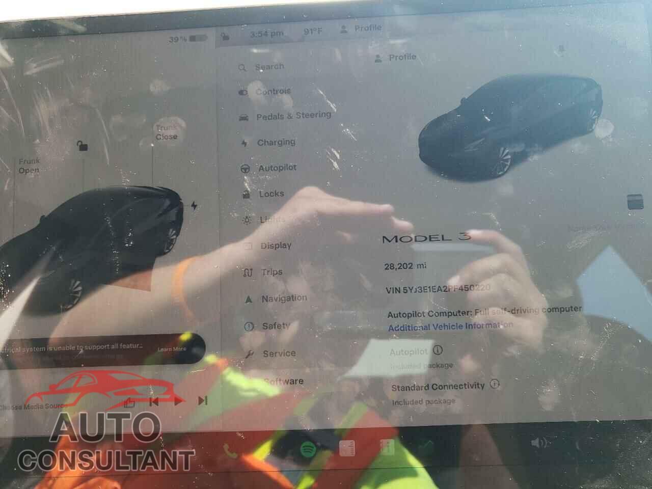 TESLA MODEL 3 2023 - 5YJ3E1EA2PF450220