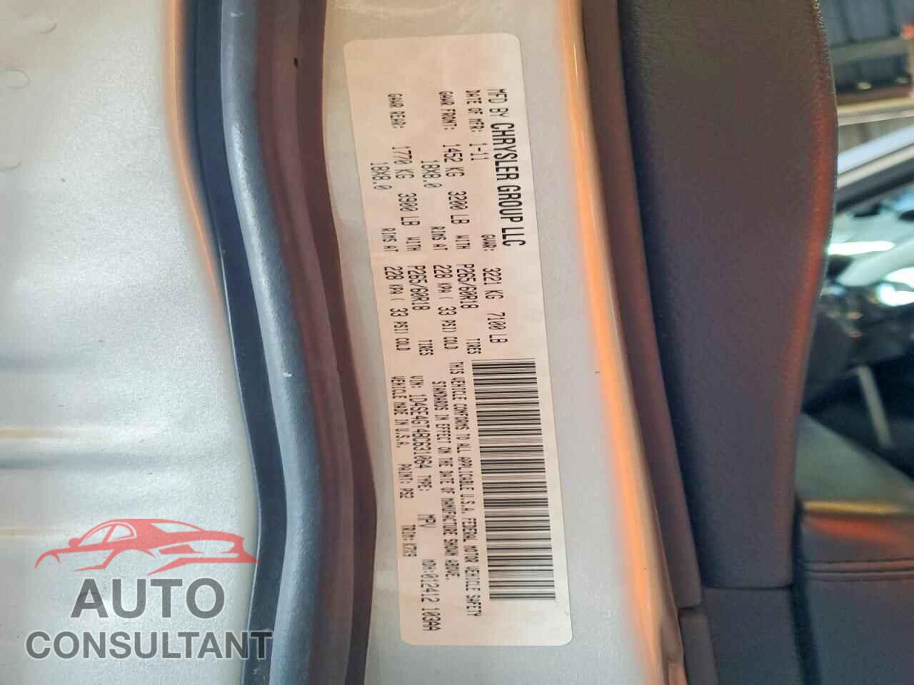 DODGE DURANGO 2011 - 1D4SE4GT4BC631064