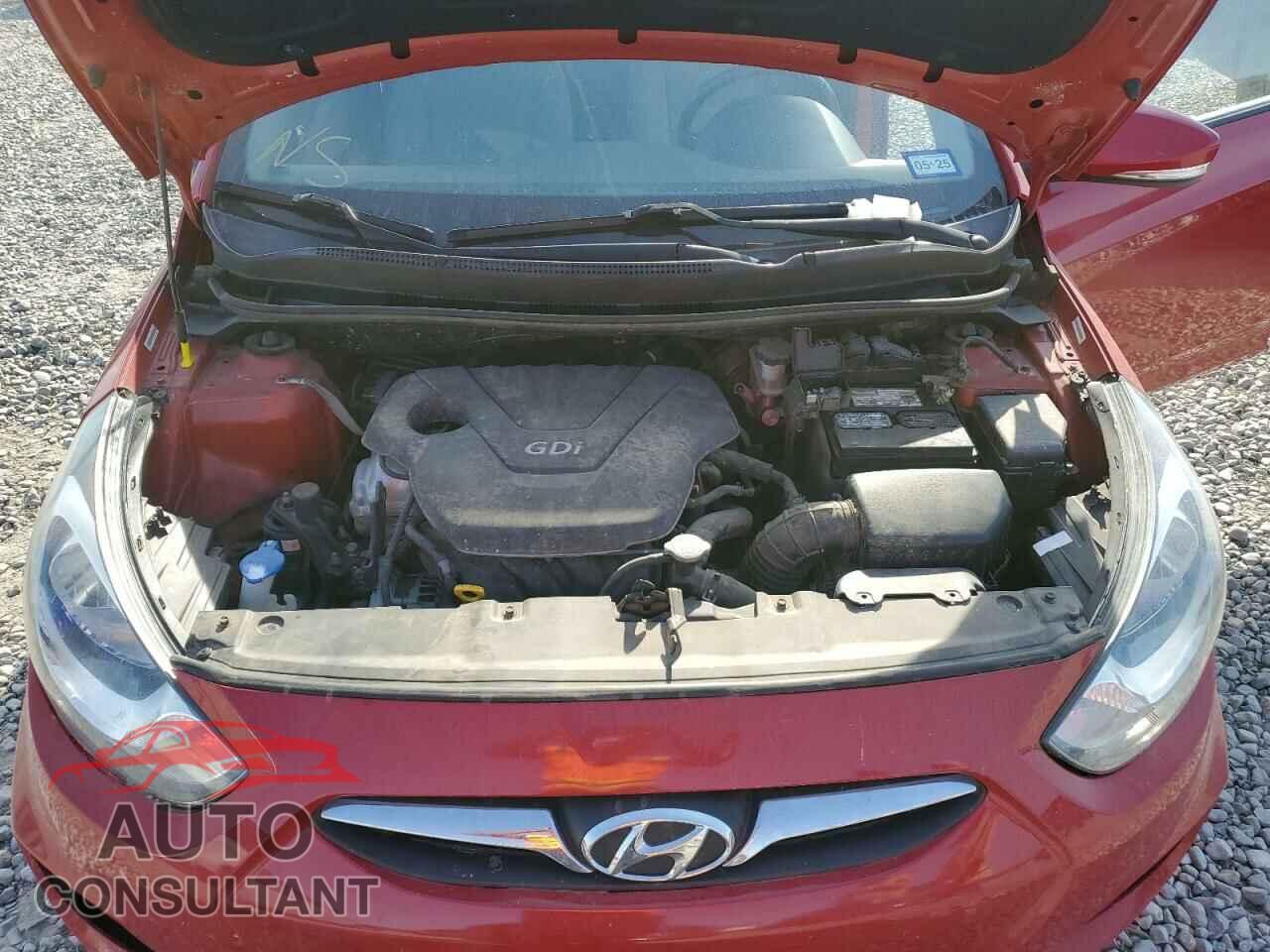 HYUNDAI ACCENT 2013 - KMHCU5AE0DU121047
