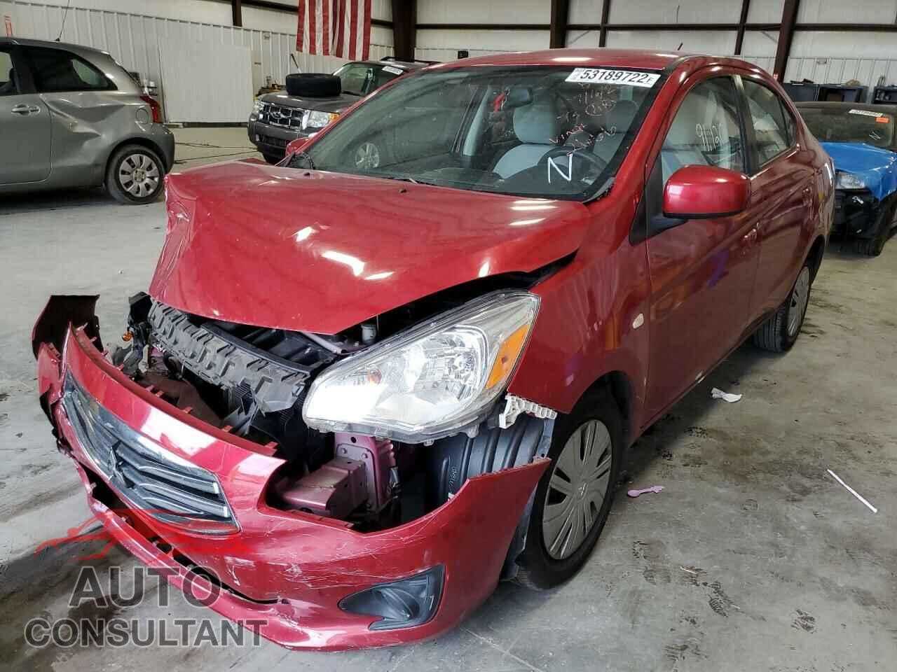 MITSUBISHI MIRAGE 2017 - ML32F3FJXHHF12666