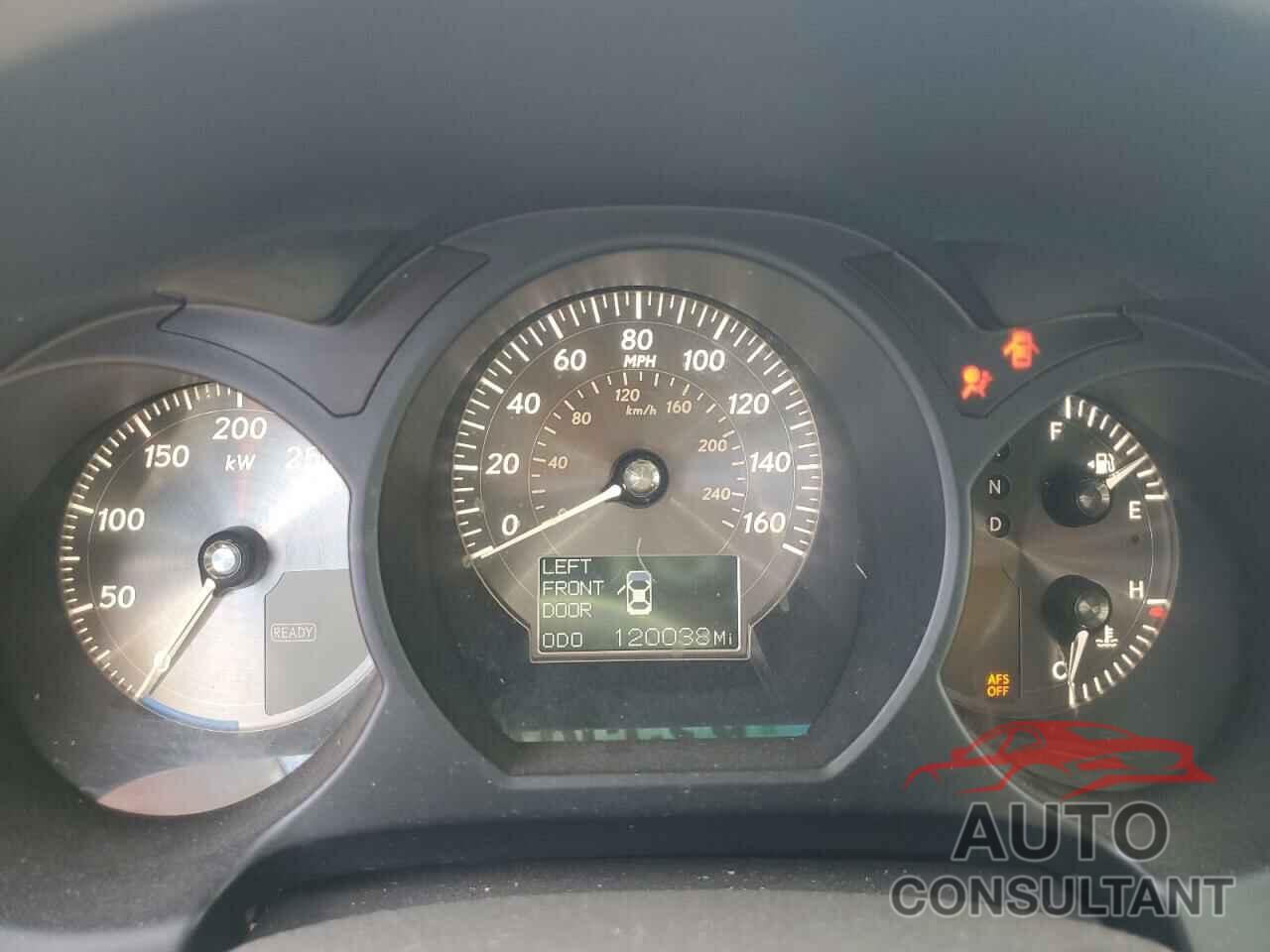 LEXUS GS450 2009 - JTHBC96S395018035