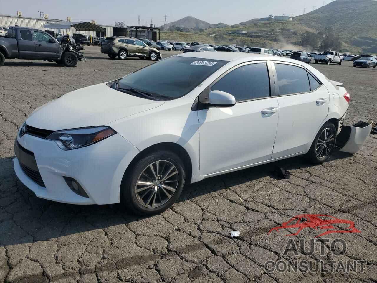 TOYOTA COROLLA 2016 - 5YFBURHEXGP451390