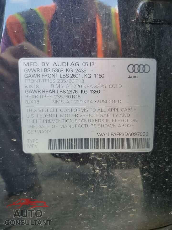 AUDI Q5 2013 - WA1LFAFP3DA097856