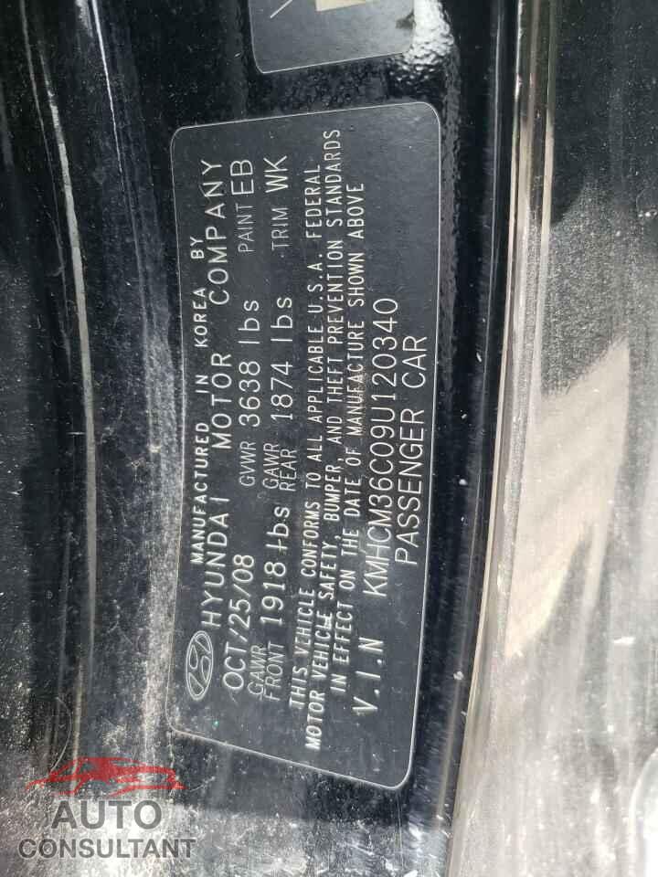HYUNDAI ACCENT 2009 - KMHCM36C09U120340