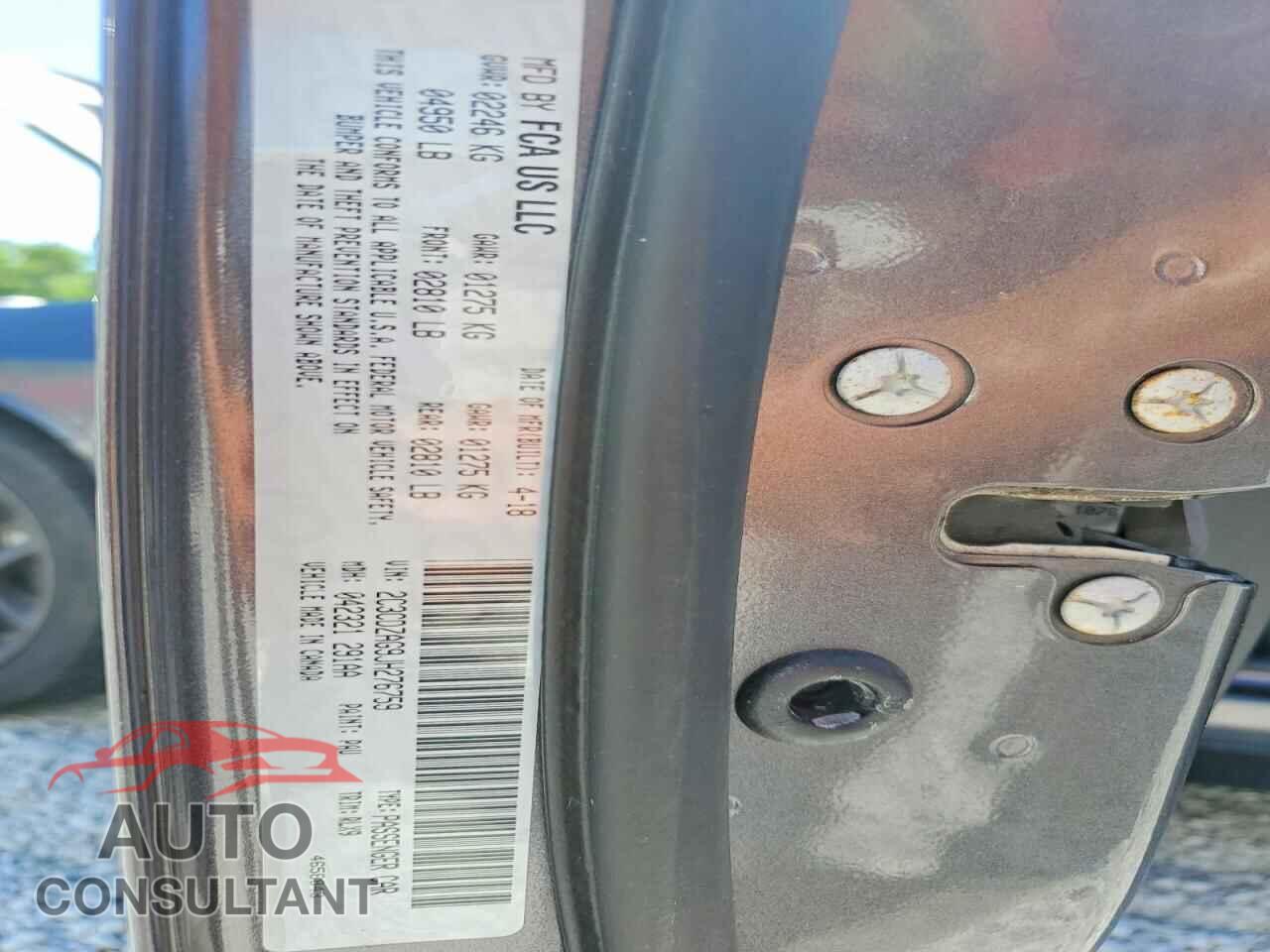 DODGE CHALLENGER 2018 - 2C3CDZAG9JH276759
