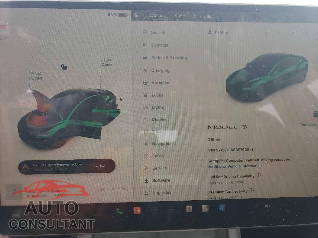 TESLA MODEL 3 2024 - 5YJ3E1EA6RF750541