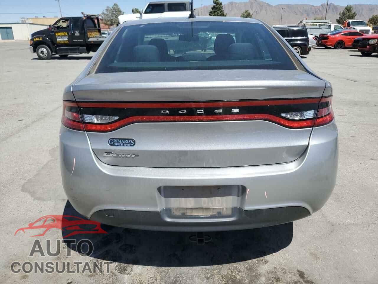 DODGE DART 2015 - 1C3CDFAA5FD375657