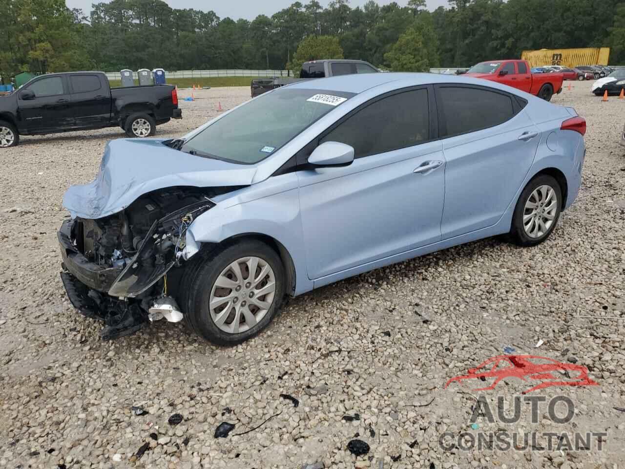 HYUNDAI ELANTRA 2013 - KMHDH4AE8DU555977