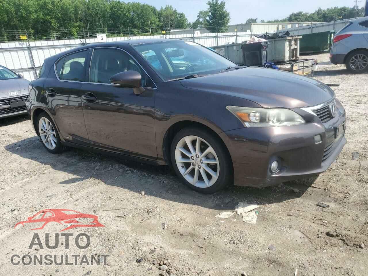 LEXUS CT 200 2012 - JTHKD5BH6C2086256