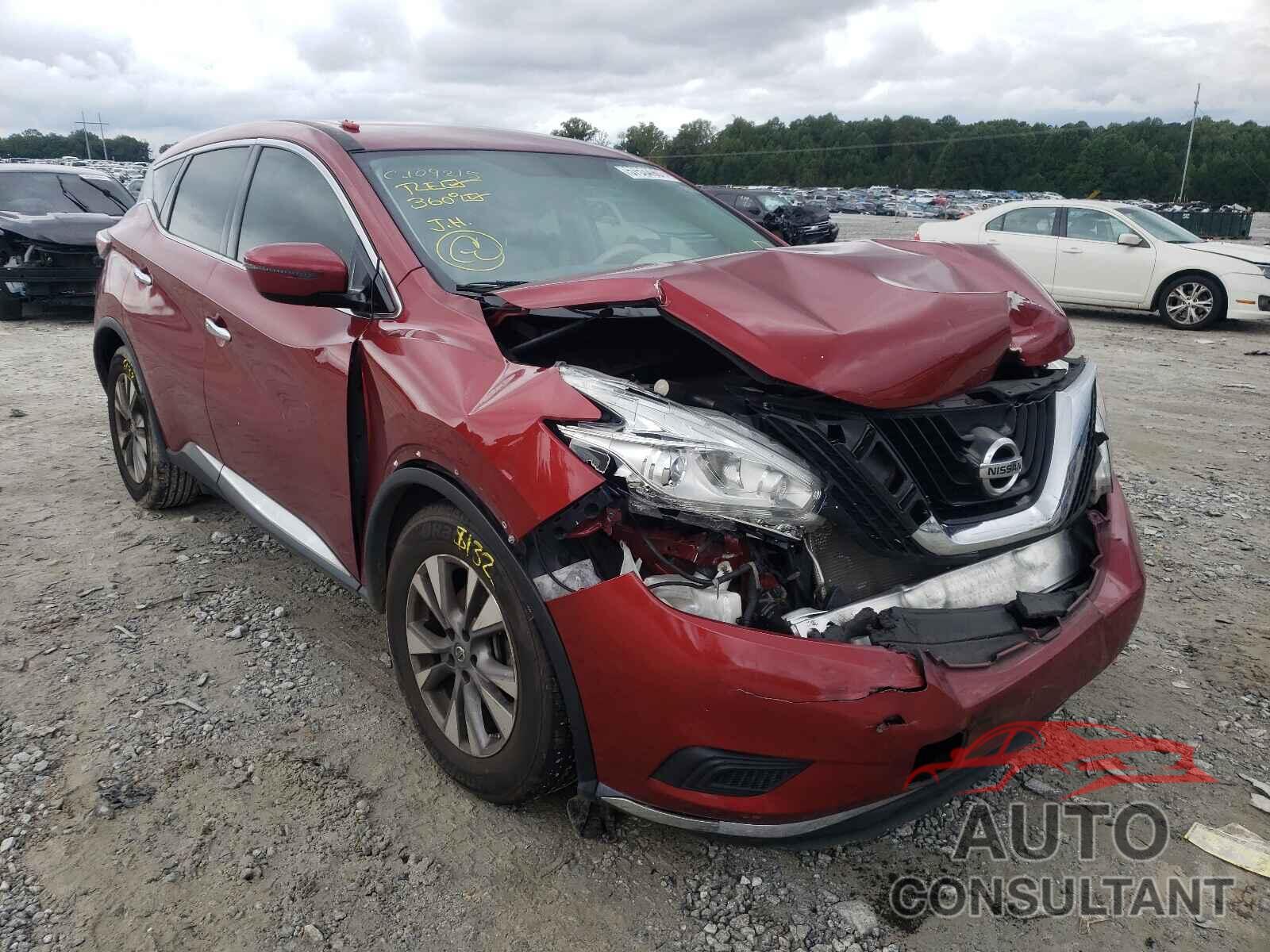 NISSAN MURANO 2016 - 5N1AZ2MG8GN107870