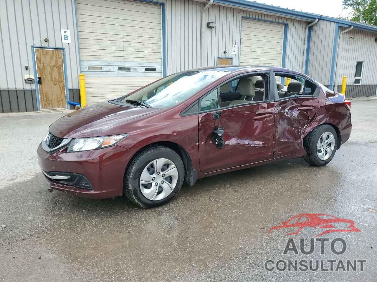 HONDA CIVIC 2013 - 19XFB2F54DE220709