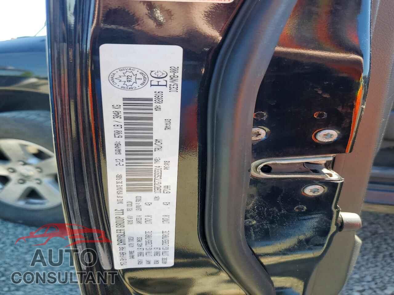 DODGE RAM 1500 2012 - 1C6RD7GT7CS222314