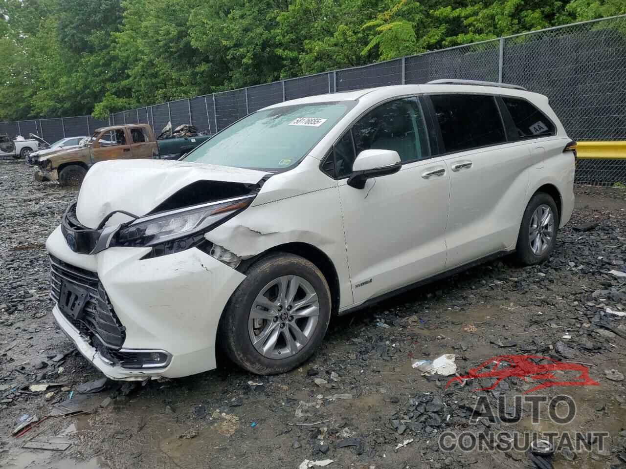 TOYOTA SIENNA 2021 - 5TDZRKEC6MS034734