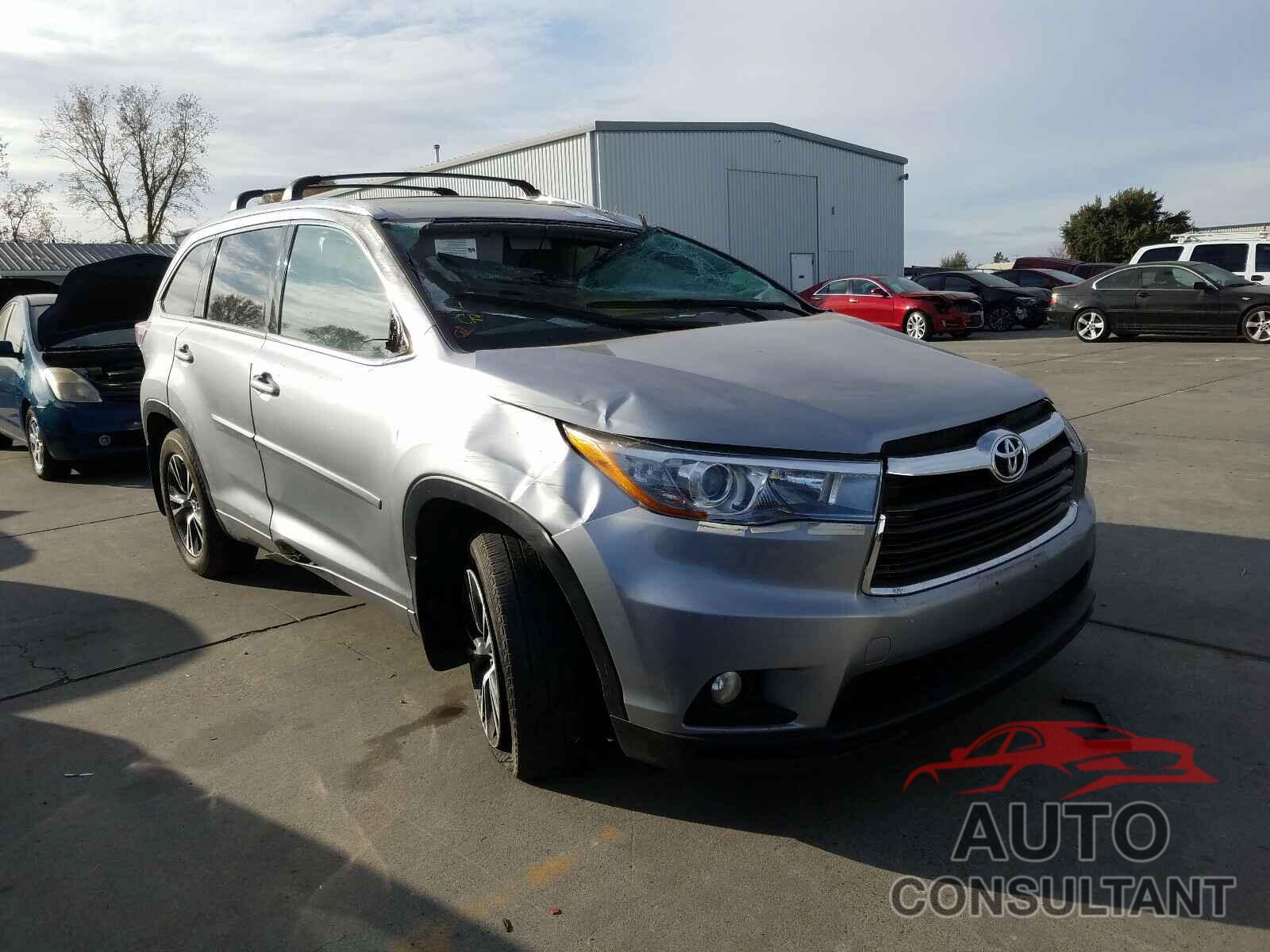 TOYOTA HIGHLANDER 2016 - 5TDKKRFH8GS504470