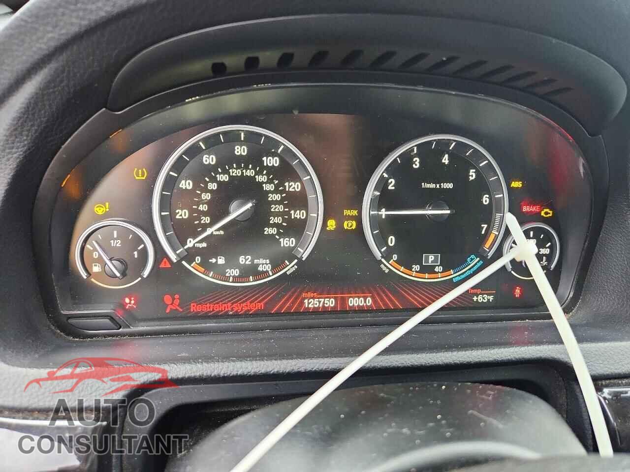BMW 5 SERIES 2012 - WBASN2C57CC202136