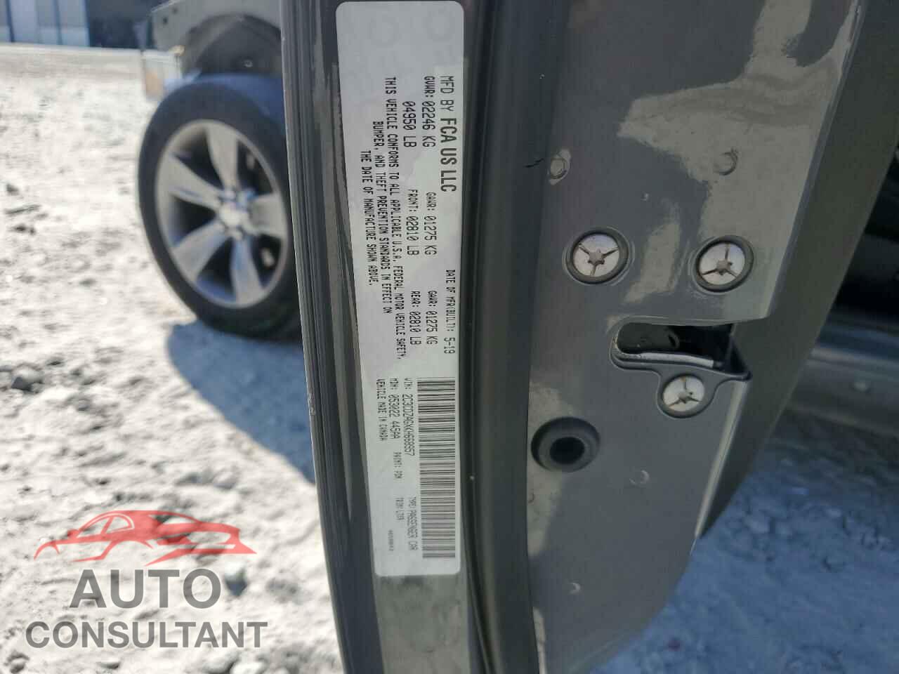 DODGE CHALLENGER 2019 - 2C3CDZAGXKH668957