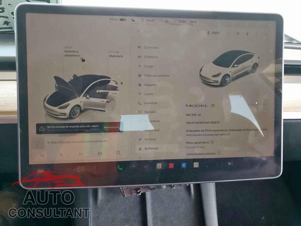 TESLA MODEL 3 2022 - 5YJ3E1EA3NF290670