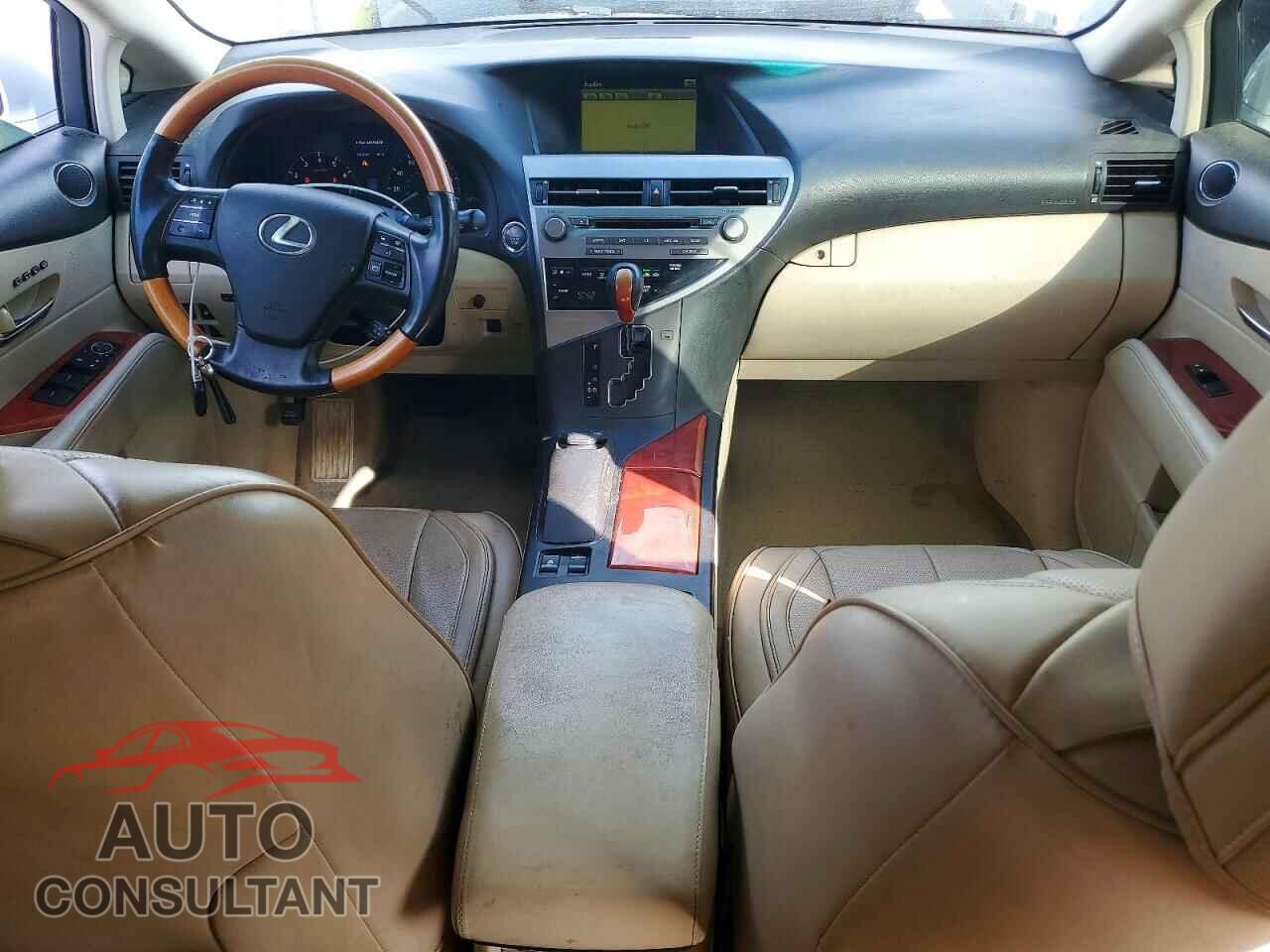 LEXUS RX350 2010 - 2T2ZK1BA2AC026860