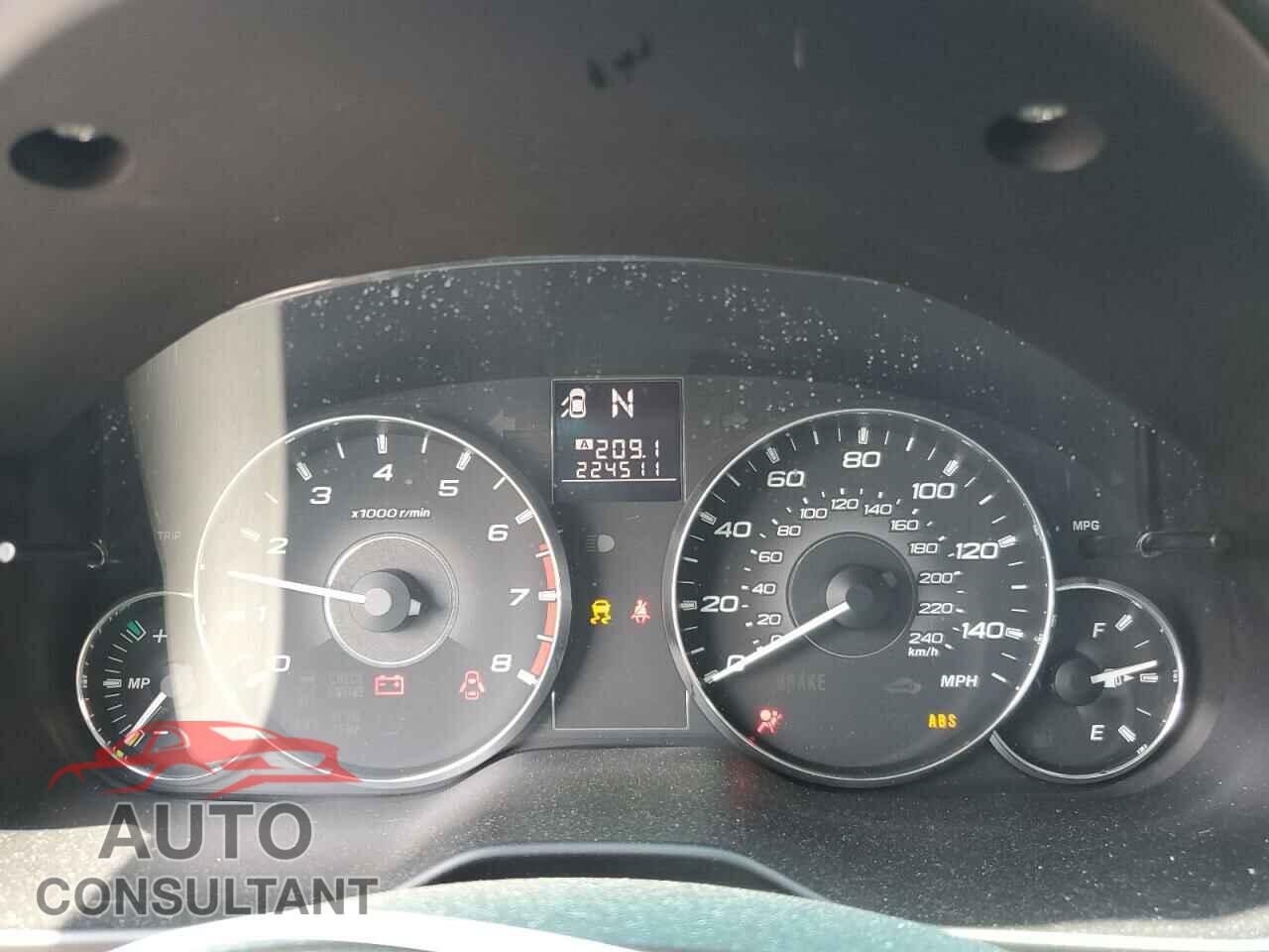 SUBARU OUTBACK 2011 - 4S4BRCCCXB3441993