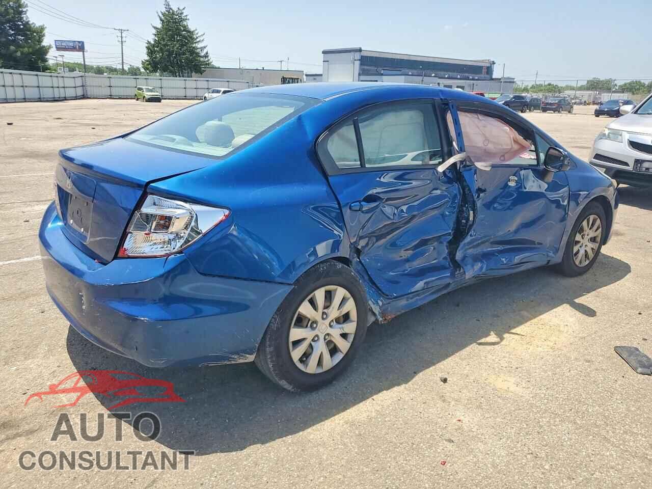 HONDA CIVIC 2012 - 19XFB2F54CE076836