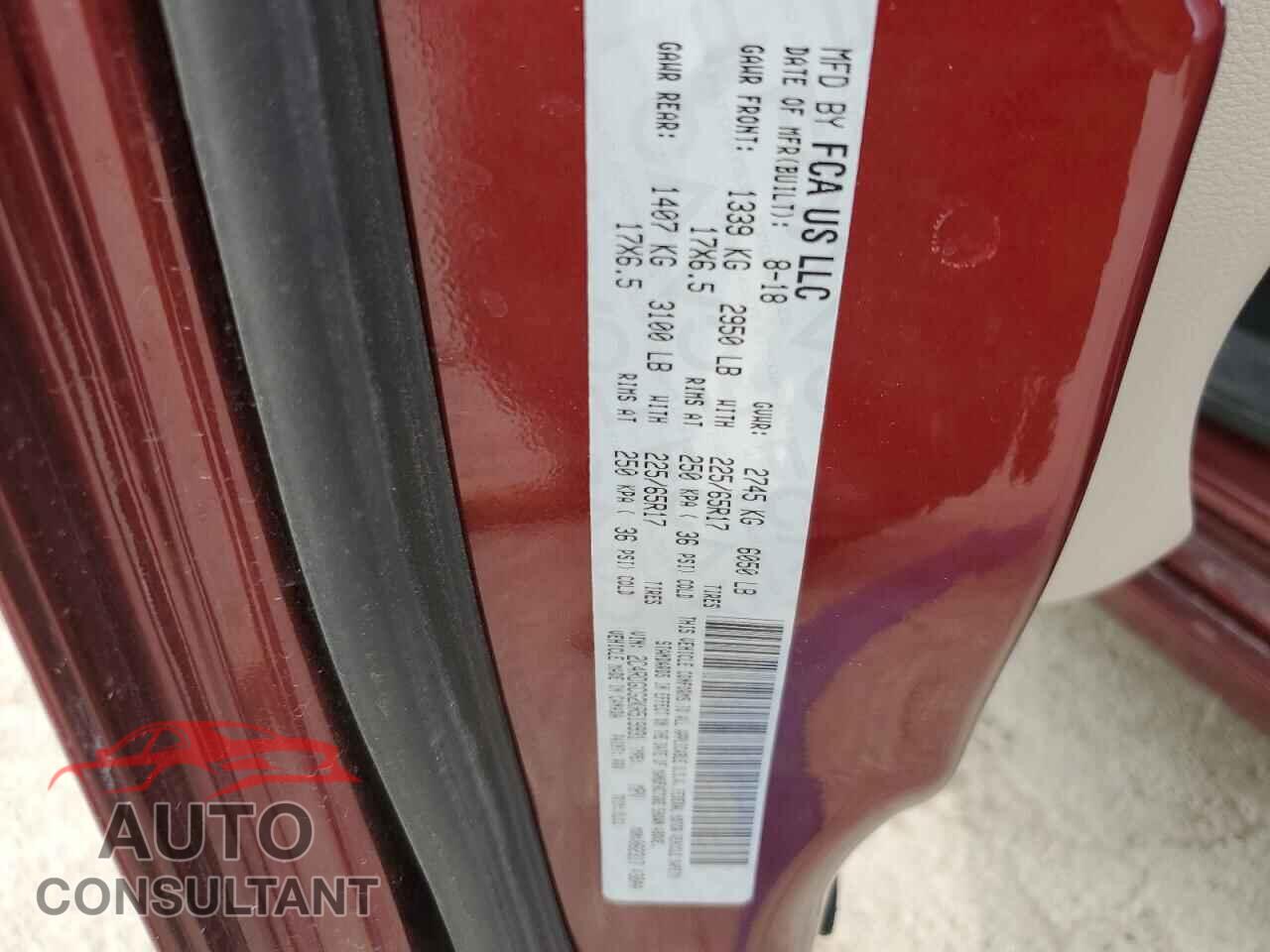 DODGE CARAVAN 2019 - 2C4RDGCG2KR519931