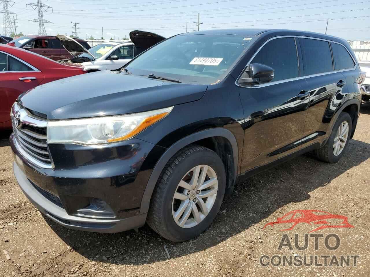 TOYOTA HIGHLANDER 2015 - 5TDZARFH1FS013870