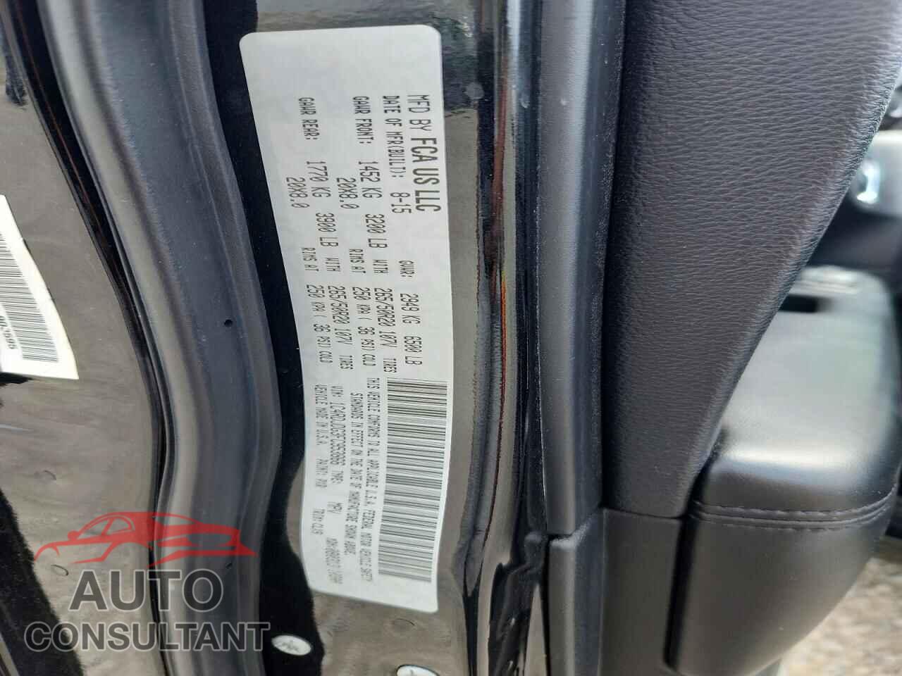 DODGE DURANGO 2015 - 1C4RDJDG3FC953866