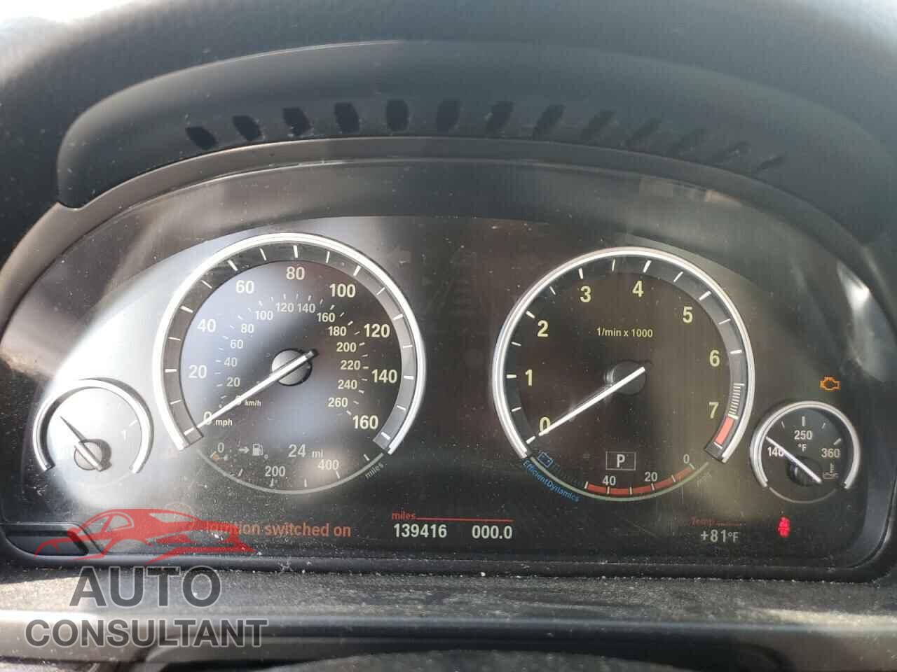 BMW 5 SERIES 2015 - WBA5B1C52FD921003