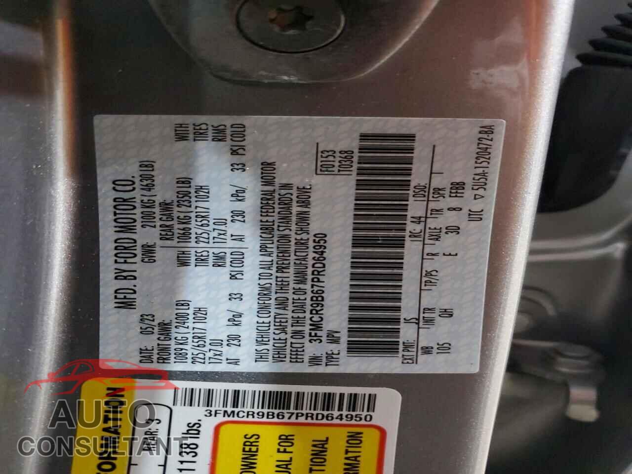 FORD BRONCO 2023 - 3FMCR9B67PRD64950