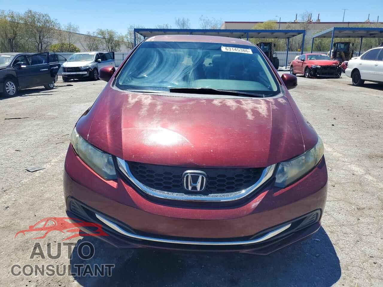 HONDA CIVIC 2013 - 2HGFB2F59DH599678