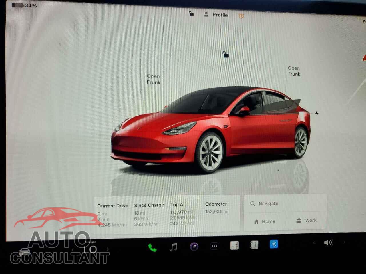 TESLA MODEL 3 2022 - 5YJ3E1EA4NF287437