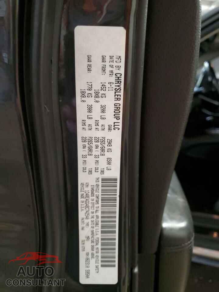 DODGE DURANGO 2011 - 1D4RE4GG4BC742540